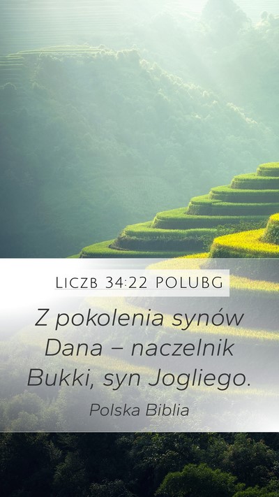 Liczb 34:22 POLUBG Bible Verse Image