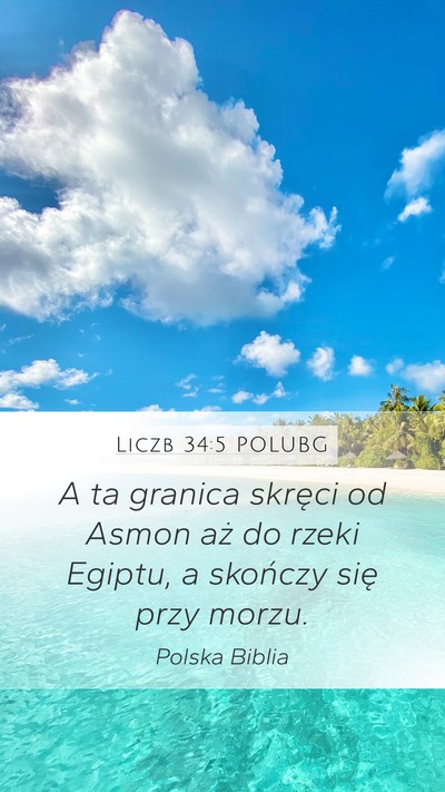 Liczb 34:5 POLUBG Bible Verse Image