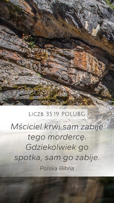 Liczb 35:19 POLUBG Bible Verse Image
