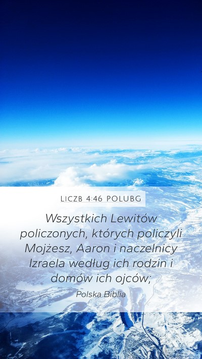 Liczb 4:46 POLUBG Mobile Phone Wallpaper - Wszystkich Lewitów policzonych, których - Mobile Bible Verse Wallpaper