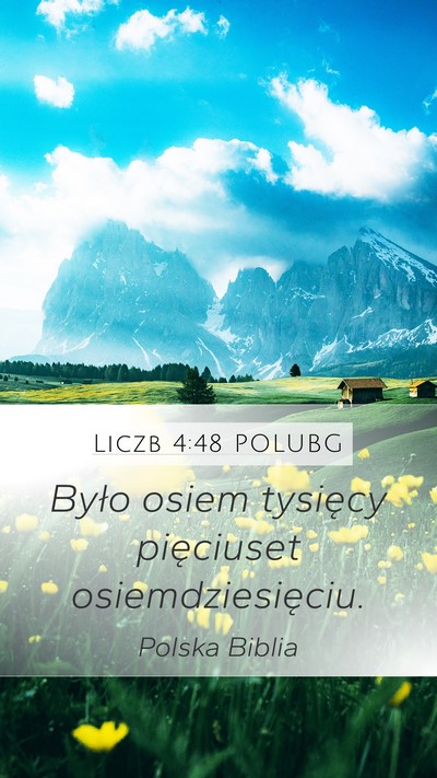Liczb 4:48 POLUBG Bible Verse Image