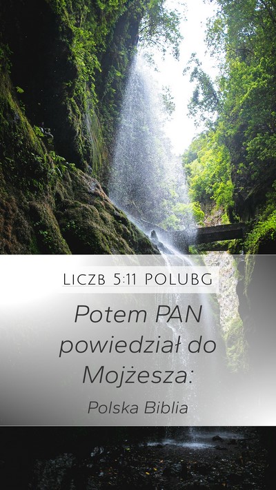 Liczb 5:11 POLUBG Mobile Phone Wallpaper - Potem PAN powiedział do - Mobile Bible Verse Wallpaper