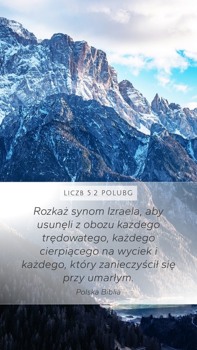 Liczb 5:2 POLUBG Bible Verse Image