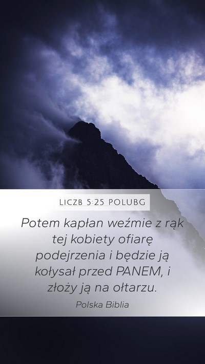 Liczb 5:25 POLUBG Bible Verse Image
