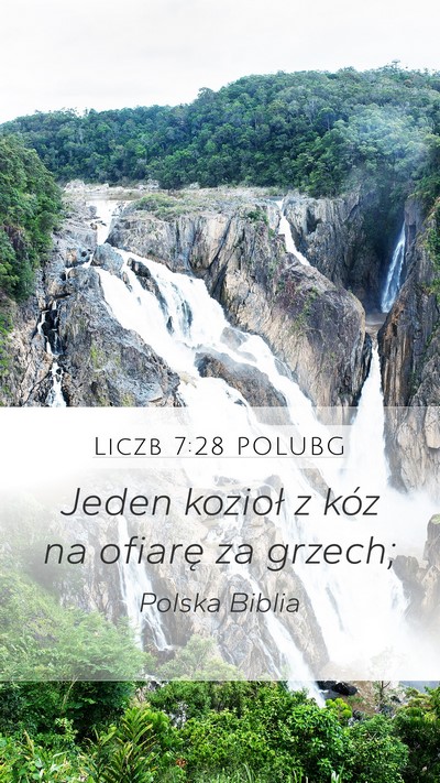 Liczb 7:28 POLUBG Mobile Phone Wallpaper - Jeden kozioł z kóz na ofiarę za - Mobile Bible Verse Wallpaper