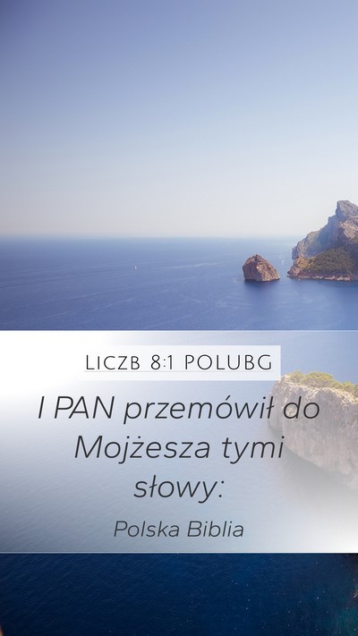 Liczb 8:1 POLUBG Bible Verse Image