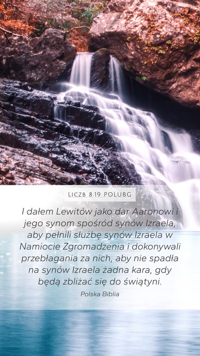 Liczb 8:19 POLUBG Bible Verse Image