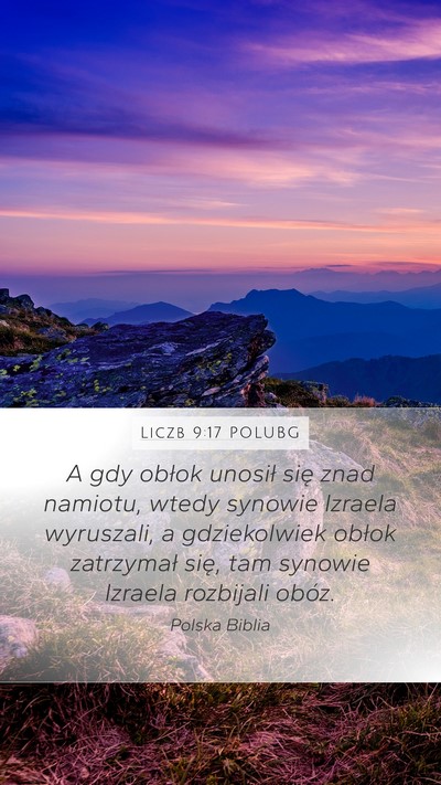 Liczb 9:17 POLUBG Bible Verse Image