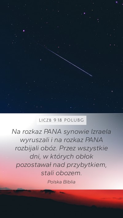 Liczb 9:18 POLUBG Bible Verse Image