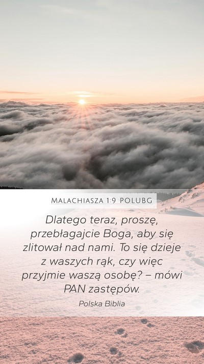 Malachiasza 1:9 POLUBG Bible Verse Image