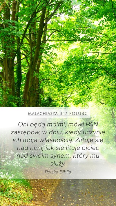 Malachiasza 3:17 POLUBG Bible Verse Image