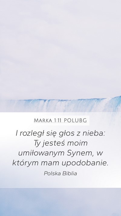 Marka 1:11 POLUBG Bible Verse Image