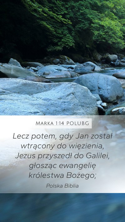 Marka 1:14 POLUBG Bible Verse Image