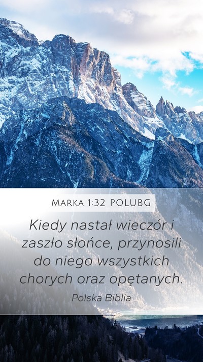 Marka 1:32 POLUBG Bible Verse Image
