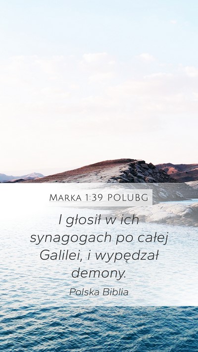 Marka 1:39 POLUBG Bible Verse Image