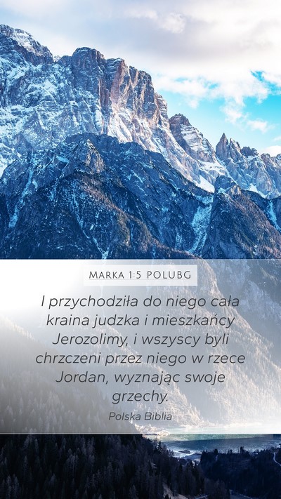 Marka 1:5 POLUBG Bible Verse Image