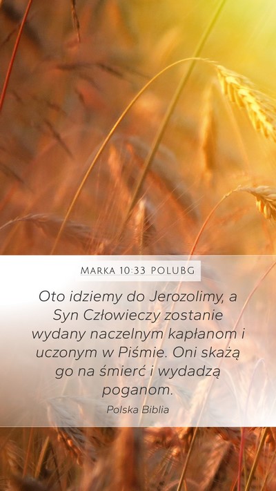 Marka 10:33 POLUBG Bible Verse Image