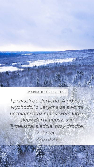 Marka 10:46 POLUBG Bible Verse Image