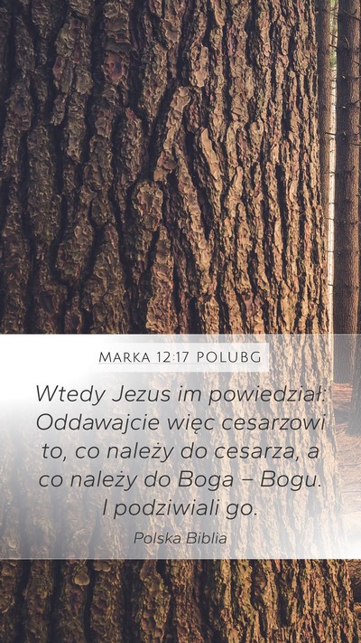 Marka 12:17 POLUBG Bible Verse Image