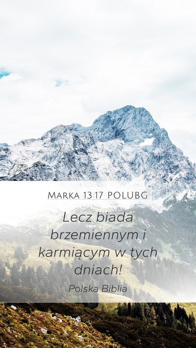 Marka 13:17 POLUBG Bible Verse Image