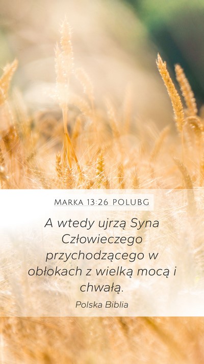 Marka 13:26 POLUBG Bible Verse Image