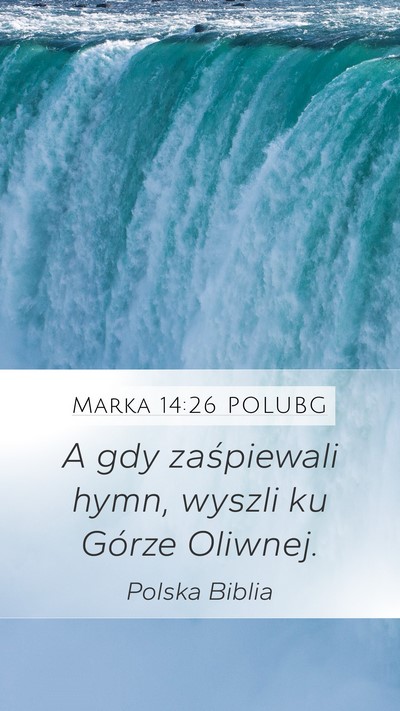 Marka 14:26 POLUBG Bible Verse Image