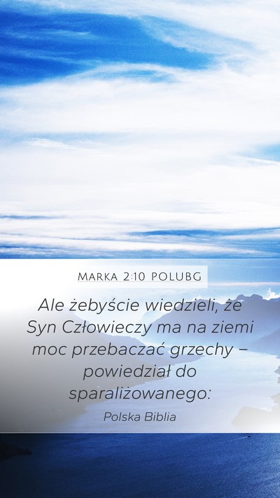 Marka 2:10 POLUBG Bible Verse Image