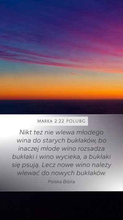 Marka 2:22 POLUBG Bible Verse Image