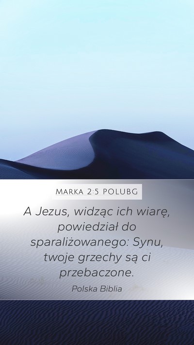 Marka 2:5 POLUBG Bible Verse Image