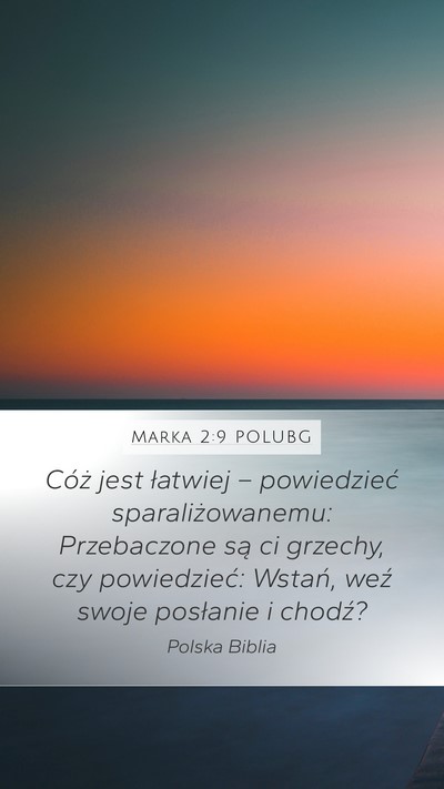 Marka 2:9 POLUBG Bible Verse Image
