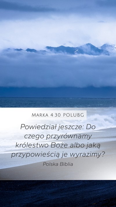 Marka 4:30 POLUBG Bible Verse Image