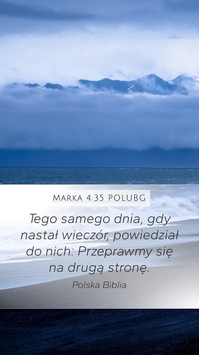 Marka 4:35 POLUBG Bible Verse Image