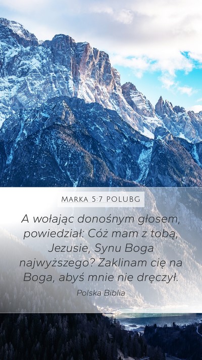 Marka 5:7 POLUBG Bible Verse Image