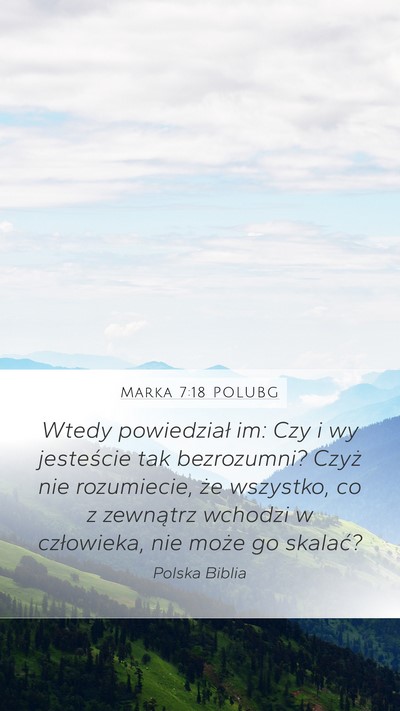 Marka 7:18 POLUBG Bible Verse Image