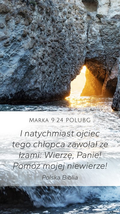 Marka 9:24 POLUBG Bible Verse Image