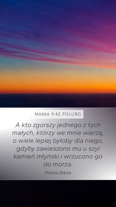 Marka 9:42 POLUBG Bible Verse Image