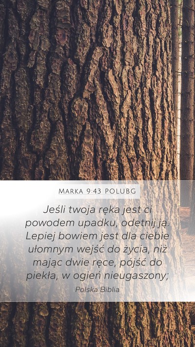 Marka 9:43 POLUBG Bible Verse Image