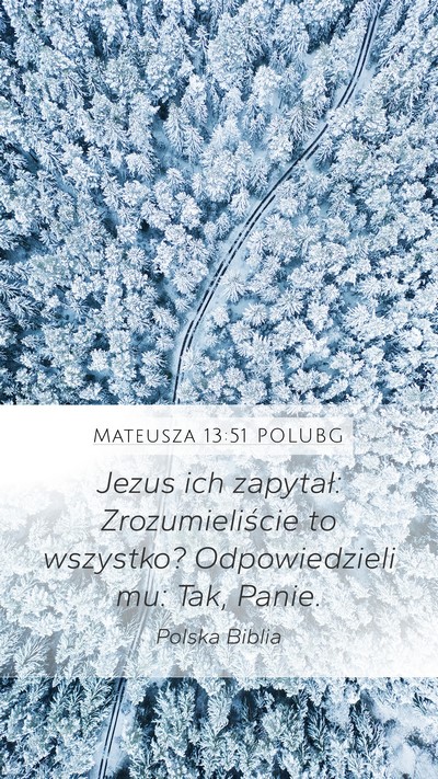 Mateusza 13:51 POLUBG Bible Verse Image