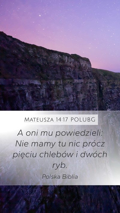 Mateusza 14:17 POLUBG Bible Verse Image