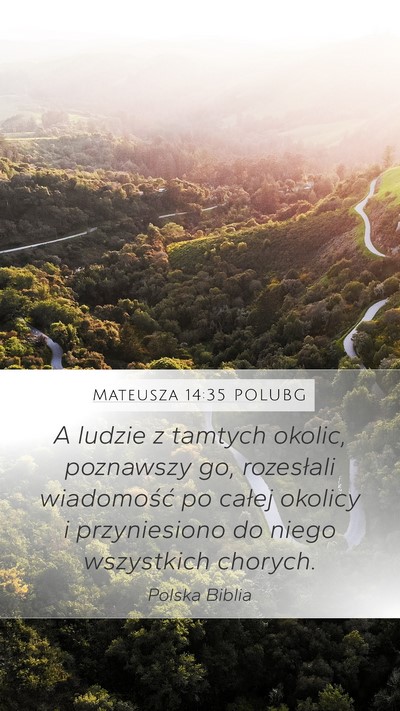 Mateusza 14:35 POLUBG Bible Verse Image