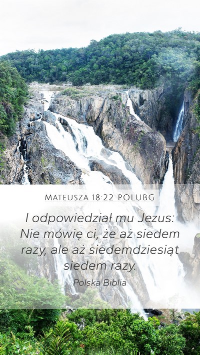 Mateusza 18:22 POLUBG Bible Verse Image