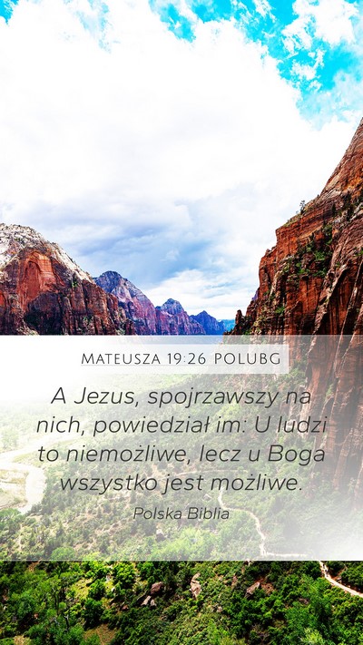 Mateusza 19:26 POLUBG Bible Verse Image