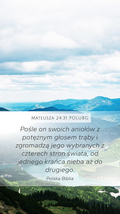 Mateusza 24:31 POLUBG Bible Verse Image