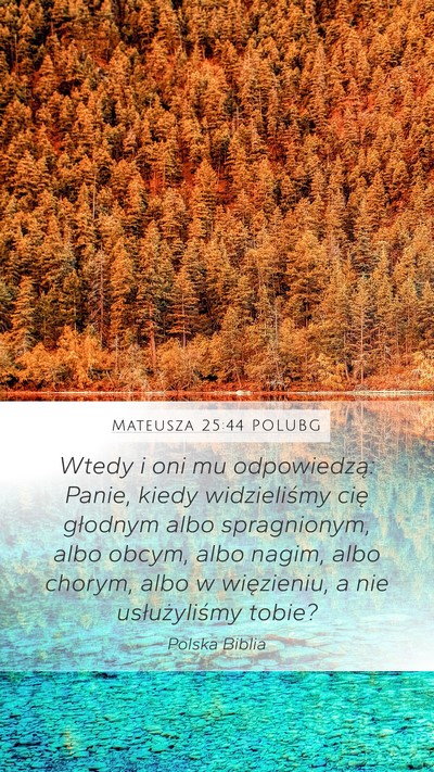 Mateusza 25:44 POLUBG Bible Verse Image