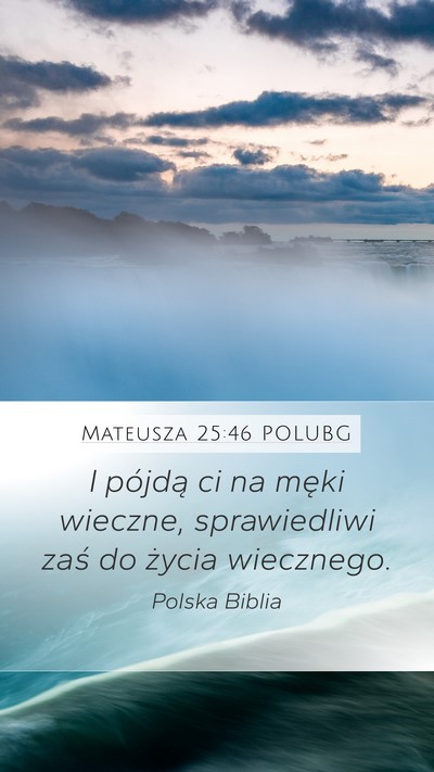 Mateusza 25:46 POLUBG Bible Verse Image