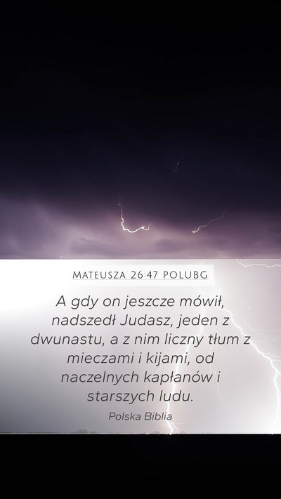 Mateusza 26:47 POLUBG Bible Verse Image