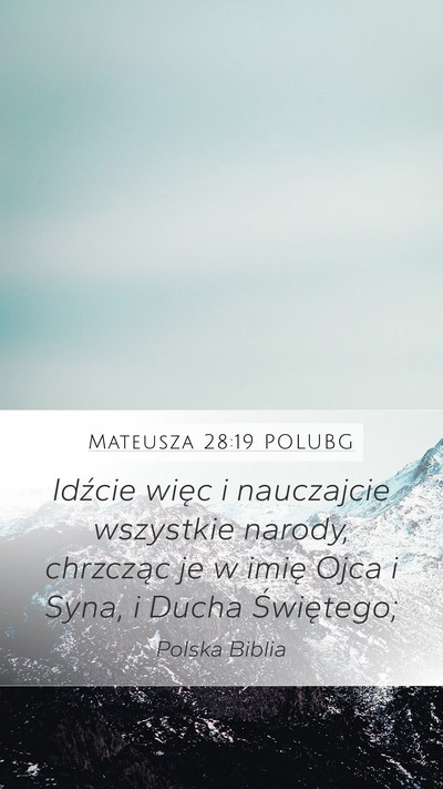 Mateusza 28:19 POLUBG Bible Verse Image