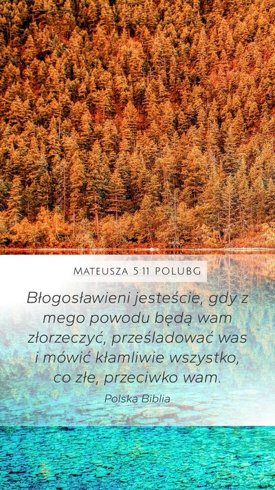 Mateusza 5:11 POLUBG Bible Verse Image