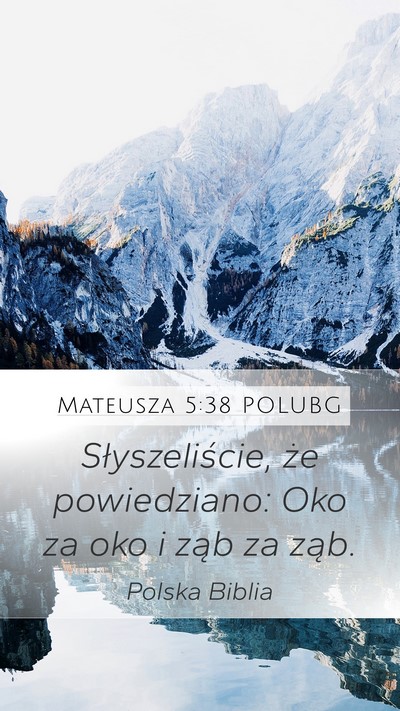 Mateusza 5:38 POLUBG Bible Verse Image