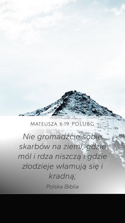 Mateusza 6:19 POLUBG Bible Verse Image